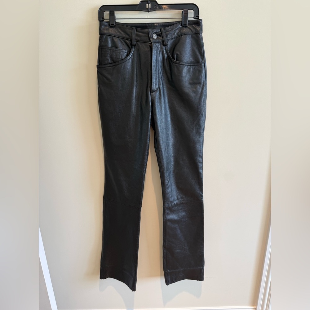 Maxima by Wilsons Vintage Black Leather Pants